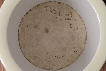 アンティーク雑貨　中古　オールドノリタケ(則武・日陶)　月桂樹印　菊牡丹文がレトロな火鉢(鉢カバー、手あぶり)(2)
