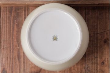 アンティーク雑貨　中古　オールドノリタケ(則武・日陶)　月桂樹印　菊牡丹文がレトロな火鉢(鉢カバー、手あぶり)(2)