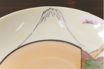 和製アンティーク　大正昭和初期　パールのように輝くカップ&ソーサー2客セット