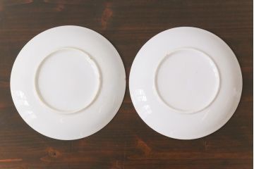 和製アンティーク　大正昭和初期　パールのように輝くカップ&ソーサー2客セット(1)