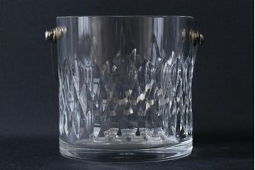 アンティーク雑貨　中古　BACCARAT(バカラ)　アサス　キラキラとした輝きが美しいアイスペール(アイスバスケット)