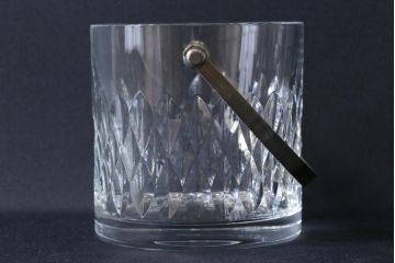 アンティーク雑貨　中古　BACCARAT(バカラ)　アサス　キラキラとした輝きが美しいアイスペール(アイスバスケット)(1)