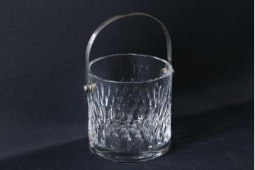 アンティーク雑貨　中古　BACCARAT(バカラ)　アサス　キラキラとした輝きが美しいアイスペール(アイスバスケット)(1)