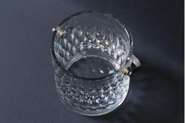 アンティーク雑貨　中古　BACCARAT(バカラ)　アサス　キラキラとした輝きが美しいアイスペール(アイスバスケット)(1)