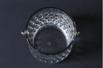 アンティーク雑貨　中古　BACCARAT(バカラ)　アサス　キラキラとした輝きが美しいアイスペール(アイスバスケット)(1)