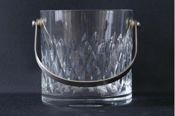 アンティーク雑貨　中古　BACCARAT(バカラ)　アサス　キラキラとした輝きが美しいアイスペール(アイスバスケット)(1)