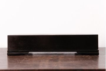 アンティーク雑貨　和製アンティーク　明治大正期　上品な絵柄が趣きある小物収納箱(文箱、木箱)