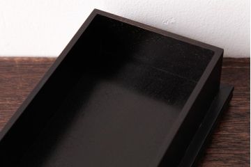 アンティーク雑貨　和製アンティーク　明治大正期　上品な絵柄が趣きある小物収納箱(文箱、木箱)