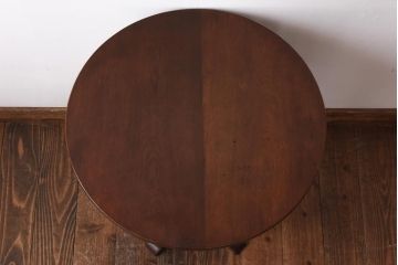 アンティーク家具　昭和中期　カバ材　大正ロマンの雰囲気漂うコーヒーテーブル(サイドテーブル)