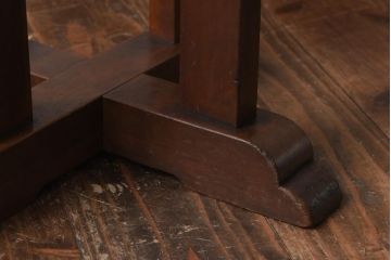 アンティーク家具　昭和中期　カバ材　大正ロマンの雰囲気漂うコーヒーテーブル(サイドテーブル)