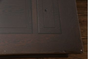 アンティーク雑貨　最高級品　特大!　鉄刀木(タガヤサン)無垢材を贅沢に使用した関西長火鉢のローテーブル(長火鉢、囲炉裏、座卓、リビングテーブル)
