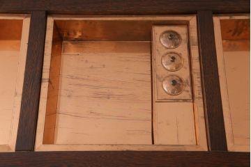 アンティーク雑貨　最高級品　特大!　鉄刀木(タガヤサン)無垢材を贅沢に使用した関西長火鉢のローテーブル(長火鉢、囲炉裏、座卓、リビングテーブル)