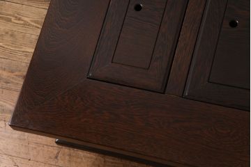 アンティーク雑貨　最高級品　特大!　鉄刀木(タガヤサン)無垢材を贅沢に使用した関西長火鉢のローテーブル(長火鉢、囲炉裏、座卓、リビングテーブル)