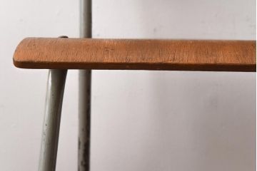 ヴィンテージ家具　イギリスビンテージ　素朴で懐かしさのあるスクールチェア(ワークチェア)(1)