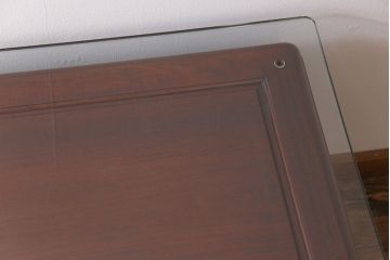アンティーク雑貨　高級品!　花梨無垢材　天板付リメイク　センターテーブルにもなるホープチェスト(収納箱、脚付木箱、カリン材)