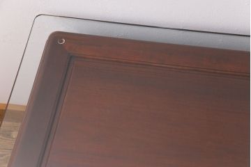 アンティーク雑貨　高級品!　花梨無垢材　天板付リメイク　センターテーブルにもなるホープチェスト(収納箱、脚付木箱、カリン材)