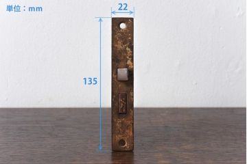 ビンテージ　シンプルでシックなデザインが魅力のドアノブ一対・ラッチ