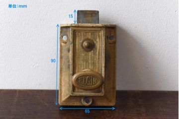 アメリカビンテージ　「ELGIN」ロゴ入り　ジャンクな雰囲気が格好いいドアノブ