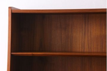 ヴィンテージ家具　北欧ビンテージ　デンマーク　作業台付き　お気に入りを並べて使えるカップボード(ブックシェルフ、陳列棚、オープンラック)(3)