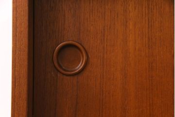 ヴィンテージ家具　北欧ビンテージ　デンマーク　作業台付き　お気に入りを並べて使えるカップボード(ブックシェルフ、陳列棚、オープンラック)(3)