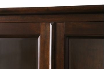 ビンテージ　松本民芸家具　深い色味が魅力的な小振りの本箱(飾り棚、食器棚、キャビネット)(定価約34万2千円)