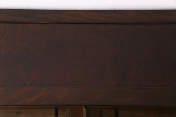 ビンテージ　松本民芸家具　深い色味が魅力的な小振りの本箱(飾り棚、食器棚、キャビネット)(定価約34万2千円)