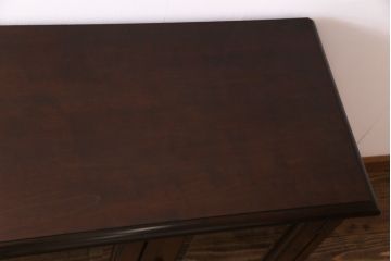 中古　松本民芸家具　C-�U型　スタイリッシュなサイドボード(リビングボード、キャビネット)(定価約60万5千円)