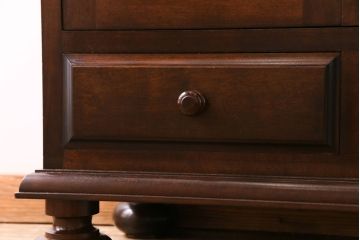 中古　松本民芸家具　C-�U型　スタイリッシュなサイドボード(リビングボード、キャビネット)(定価約60万5千円)