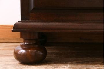 中古　松本民芸家具　C-�U型　スタイリッシュなサイドボード(リビングボード、キャビネット)(定価約60万5千円)