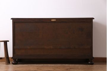 中古　松本民芸家具　C-�U型　スタイリッシュなサイドボード(リビングボード、キャビネット)(定価約60万5千円)