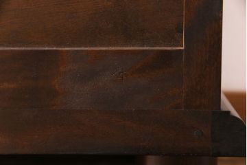 中古　松本民芸家具　C-�U型　スタイリッシュなサイドボード(リビングボード、キャビネット)(定価約60万5千円)