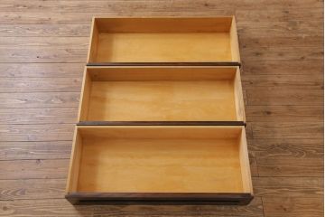 ビンテージ　松本民芸家具　#311型　衣装盆付き!　すっきりとした印象の和タンス(衣装箪笥、チェスト、高山デザイン、着物箪笥)(1)