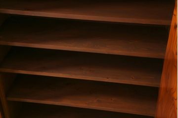 中古　ビンテージ岩谷堂　薄型　上質な和の空間づくりにおすすめなリメイク収納棚(戸棚、キャビネット、本棚、書棚、ブックケース、下駄箱)