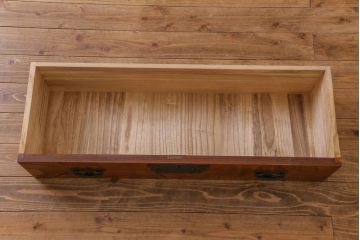 中古　ビンテージ岩谷堂　薄型　上質な和の空間づくりにおすすめなリメイク収納棚(戸棚、キャビネット、本棚、書棚、ブックケース、下駄箱)