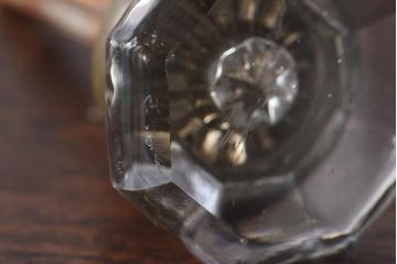 ビンテージ　シャビーシックな雰囲気のドアノブ一対・ラッチ(2)