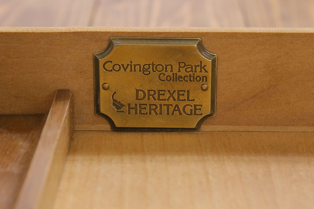 中古　DREXEL HERITAGE(ドレクセルヘリテイジ)　Covington Park Collection　デスク(テーブル、机、在宅ワーク、在宅用)(定価約90万円)