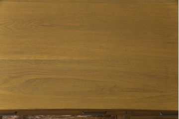 レトロ家具　昭和中期　ナラ材　昭和レトロな雰囲気が魅力の片袖机(作業台、ワークデスク、在宅ワーク、在宅用)