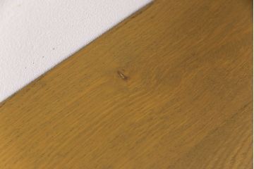 レトロ家具　昭和中期　ナラ材　昭和レトロな雰囲気が魅力の片袖机(作業台、ワークデスク、在宅ワーク、在宅用)