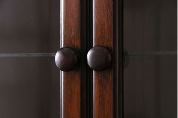 中古美品　カリン材　高級品　上品な雰囲気漂う飾り棚(収納棚、花梨材)(定価約120万円)(R-031832)