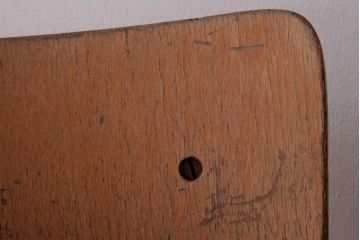 ヴィンテージ家具　イギリスビンテージ　素朴で懐かしさのあるスクールチェア(ワークチェア)(3)
