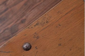 ヴィンテージ家具　イギリスビンテージ　素朴で懐かしさのあるスクールチェア(ワークチェア)(3)