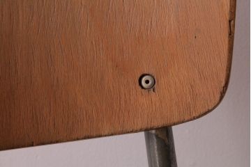 ヴィンテージ家具　イギリスビンテージ　シンプルな作りが取り入れやすいスクールチェア(ワークチェア)(1)