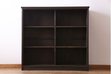 ラフジュ工房オリジナル　アンティーク建具を利用した大正ロマン香る収納棚(キャビネット、戸棚)(1)