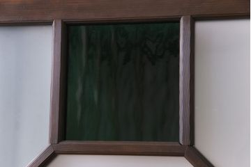 ラフジュ工房オリジナル　アンティーク建具を利用した大正ロマン香る収納棚(キャビネット、戸棚)(1)