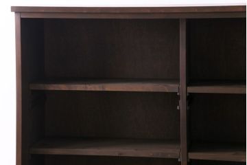 ラフジュ工房オリジナル　アンティーク建具を利用した大正ロマン香る収納棚(キャビネット、戸棚)(2)