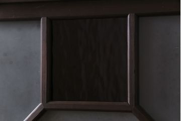 ラフジュ工房オリジナル　アンティーク建具を利用した大正ロマン香る収納棚(キャビネット、戸棚)(2)