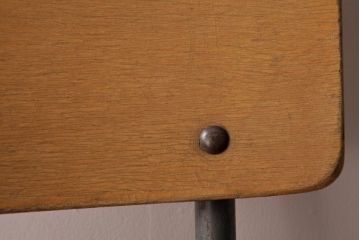 ヴィンテージ家具　イギリスビンテージ　シンプルな作りが取り入れやすいスクールチェア(ワークチェア)(3)
