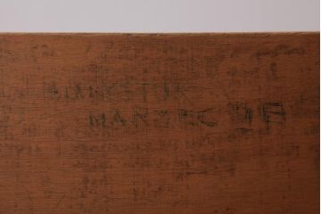 ヴィンテージ家具　イギリスビンテージ　シンプルな作りが取り入れやすいスクールチェア(ワークチェア)