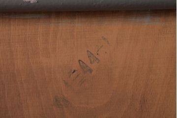 ヴィンテージ家具　イギリスビンテージ　シンプルな作りが取り入れやすいスクールチェア(ワークチェア)