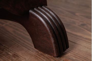 ヴィンテージ家具　フランスビンテージ　レザーが格好いいアームチェア(1人掛けソファ、椅子)